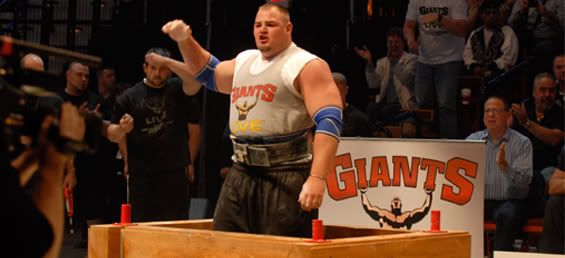 Strongman at international competition