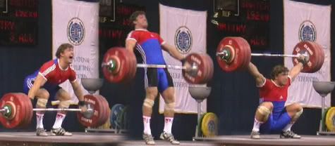 Dmitry Klokov different stages of the snatch