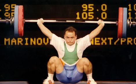 olympic weightlifting squat position