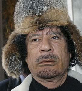 gaddafi sitting