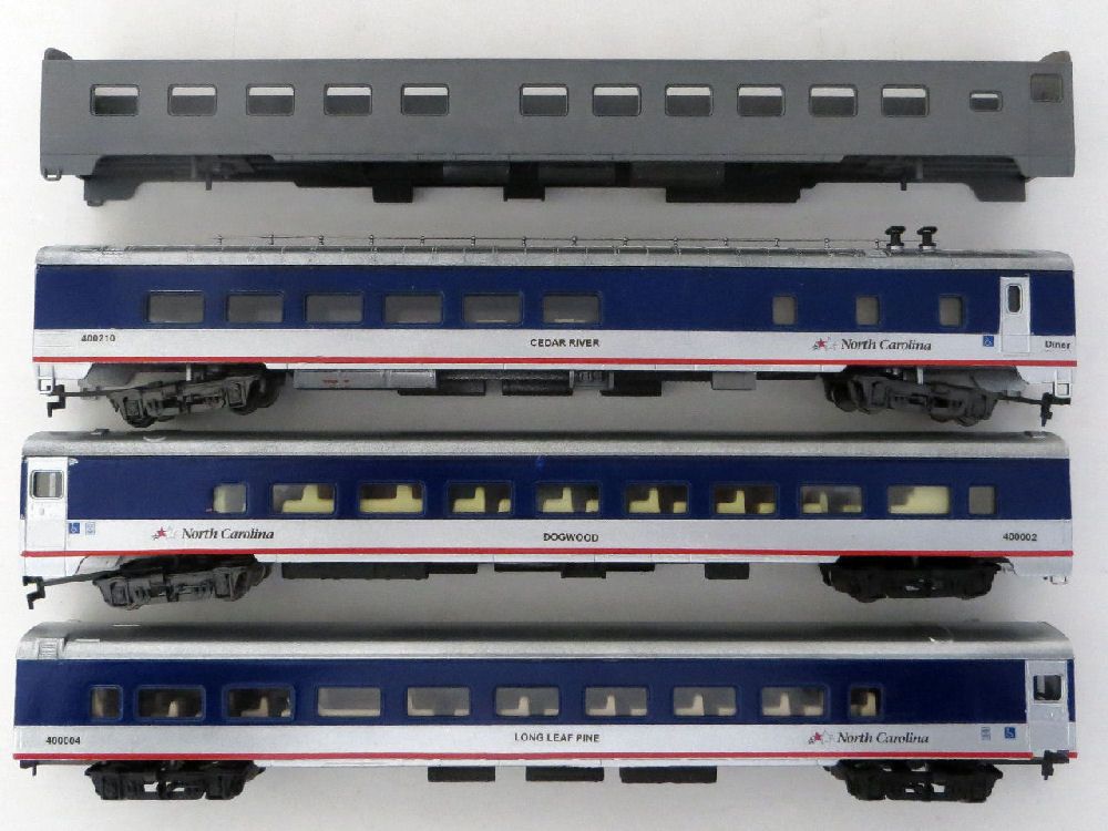 HO scale NCDOT rail cars "Piedmont"