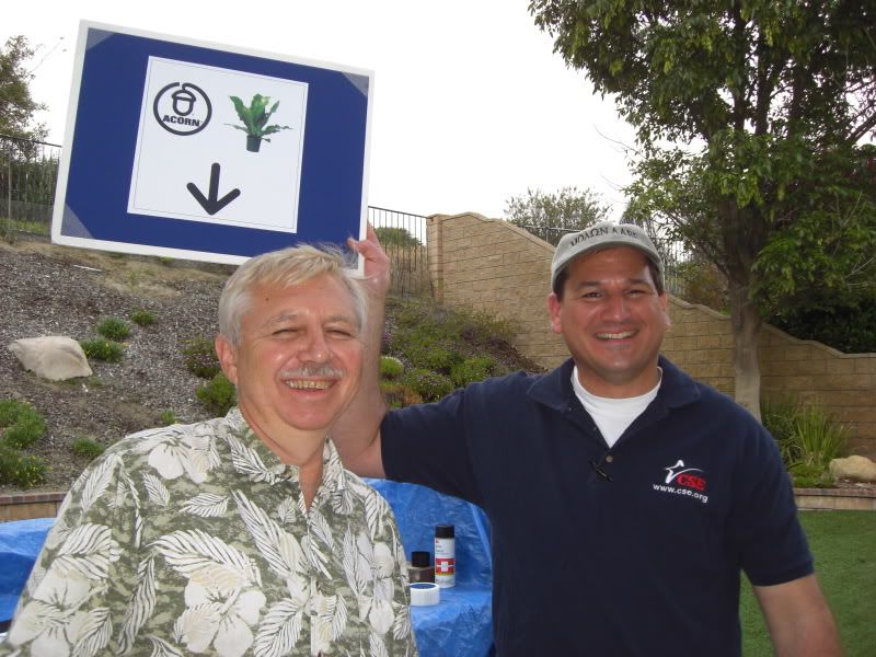 Testing the ACORN plant sign