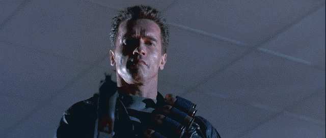Terminator 2 gif, Terminator vs. LAPD