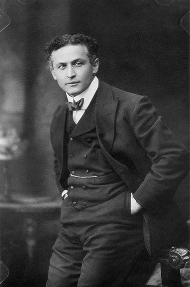 The Great Harry Houdini, Portrait of escape artist & magician Harry Houdini