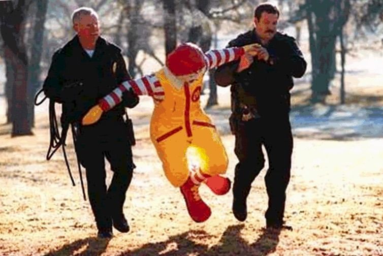 Ronald McDonald arrested photo image_zps1ozopwk6.jpeg