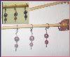 Brown/Pink Stitch Markers (3)
