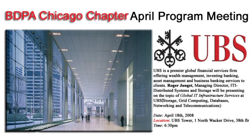 BDPA Chicago - April 2008 Program Meeting
