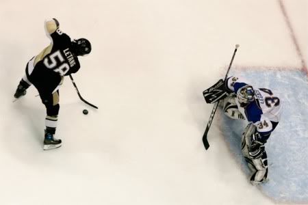 Me, about to close the door on that Chris Letang