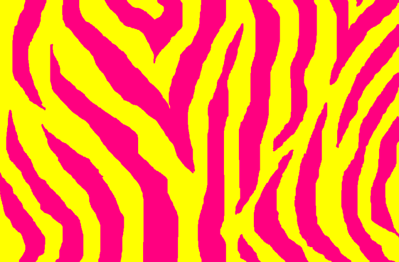 pink animal print backgrounds. Pink and Yellow Zebra Stripes