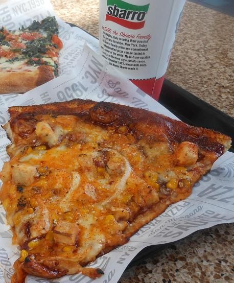 SBarro's BBQ Chicken Pizza