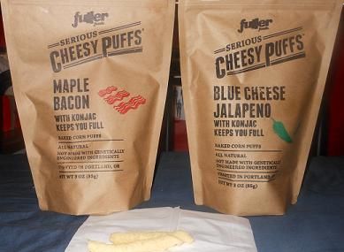 Fuller Foods' Blue Cheese Jalapeño & Maple Bacon Cheesy Puffs