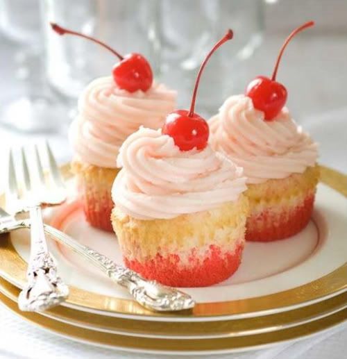 GlutenFree Shirley Temple Cupcakes OK so everyone I know that must eat 