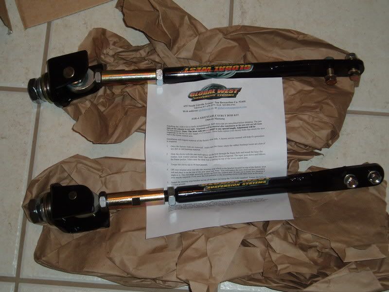 global west adjustable strut rods Mustang Forums at