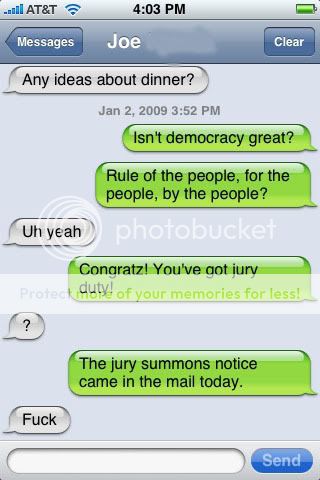 AFunny Iphone Conversation: Ah, Democracy