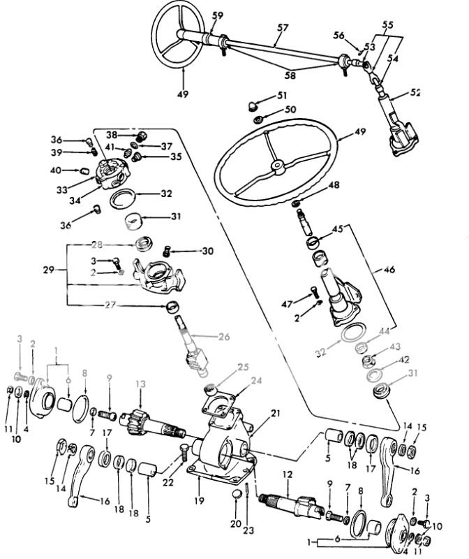 Ford 3000 steering diagram #7