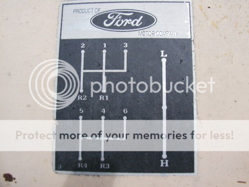 Ford 8n gear shift pattern #5