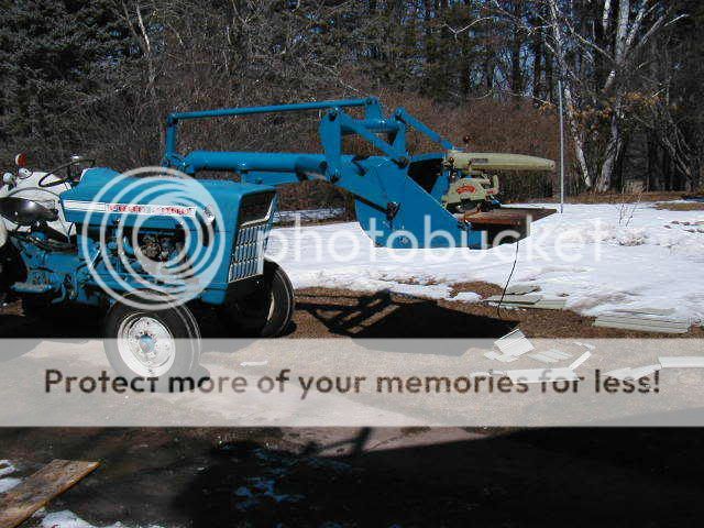 Front end loader for ford 3000 tractor #1