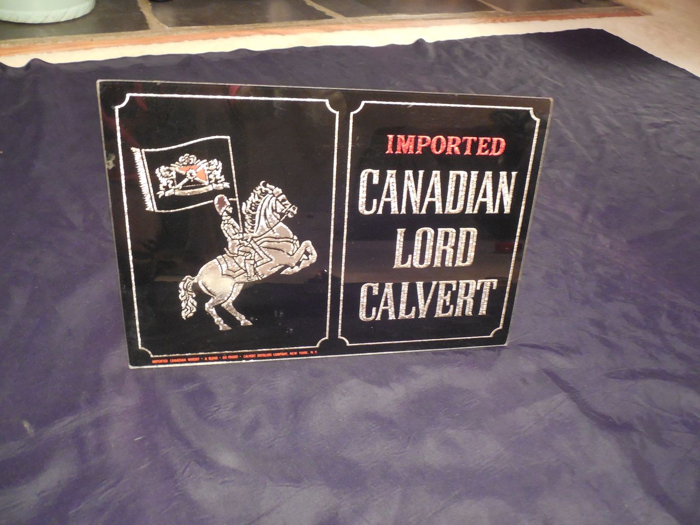 Report to lord calvert