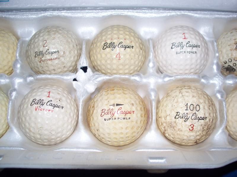 12 Variations Vintage Billy Casper Signature Golf Balls eBay
