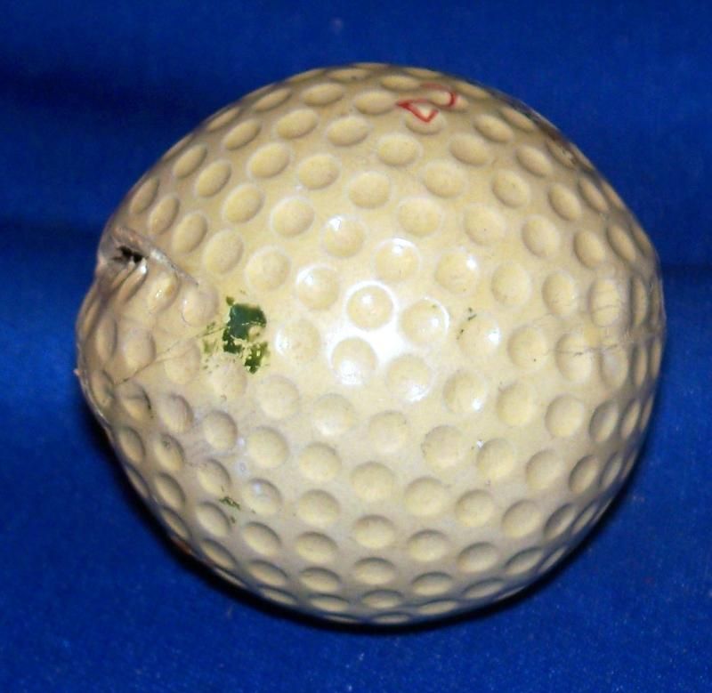 Scarce Vintage Antique US True Blue US Golf Ball  