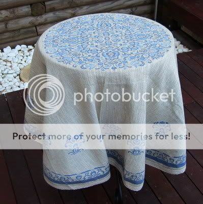 New Handmade Lace Large Tapestry Round Tablecloth Rug L