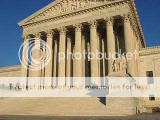 US Supreme Court building, front elevation, steps and portico